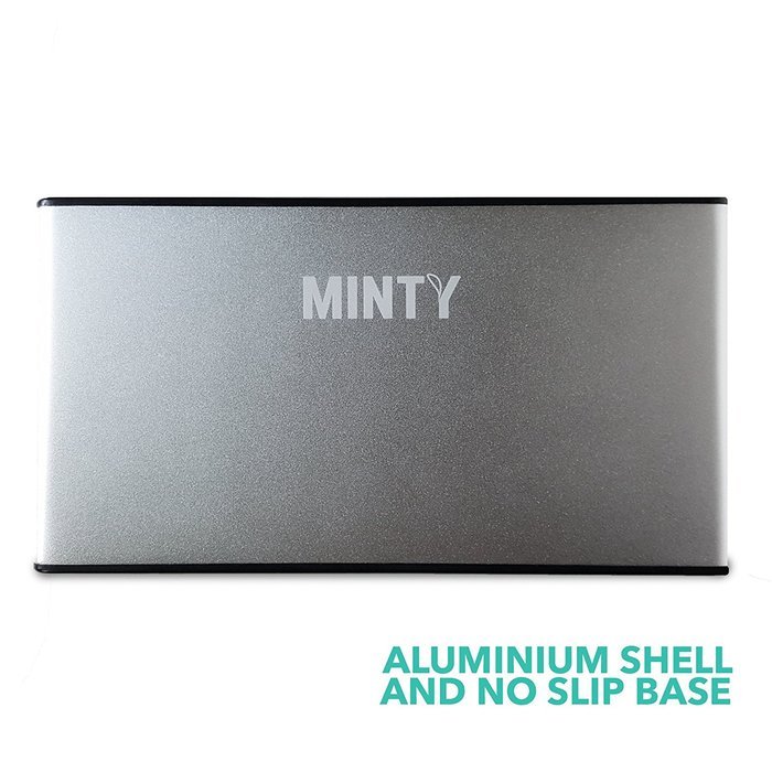 Minty Wireless 2-in-1 Bluetooth Speaker with microphone and 7000 mAh External Battery Pack Power Bank N4