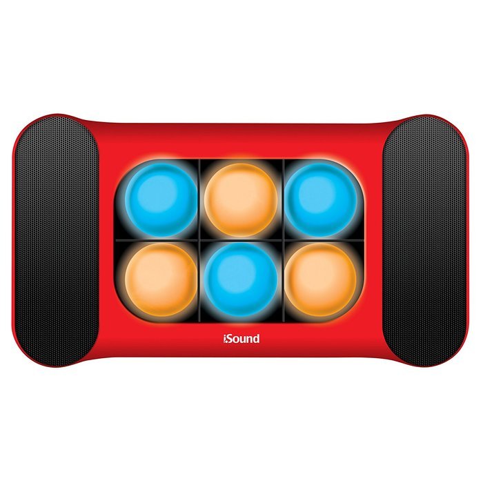 iSound iGlowSound Dancing Light Speaker (Red)