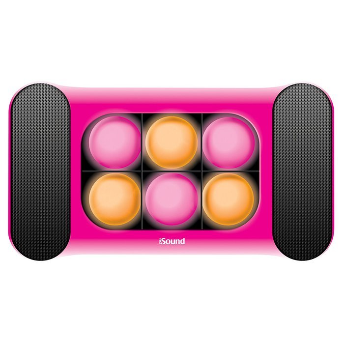 iSound iGlowSound Dancing Light Speaker (Red) N17