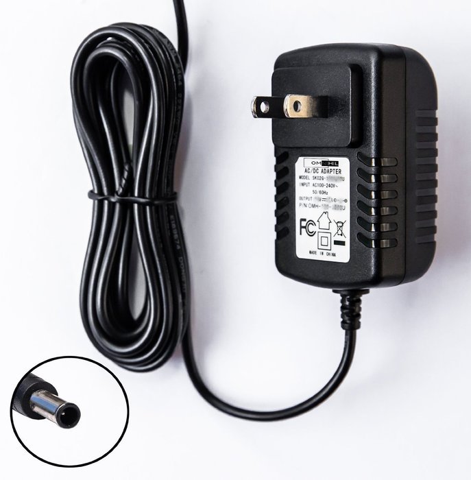 OMNIHIL (8 Foot Long) AC/DC Adapter/Adaptor for Sony SRX5 SRS-X5 SRS-X5/B SRS-X5/W Portable NFC Bluetooth Wireless... N2