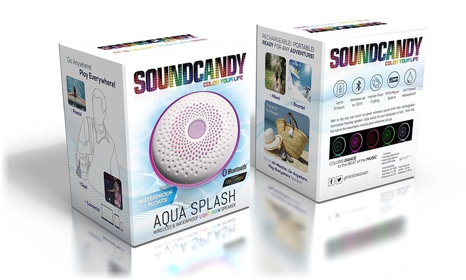 SoundCandy C3013WHB-BT Aqua Splash Speaker N2