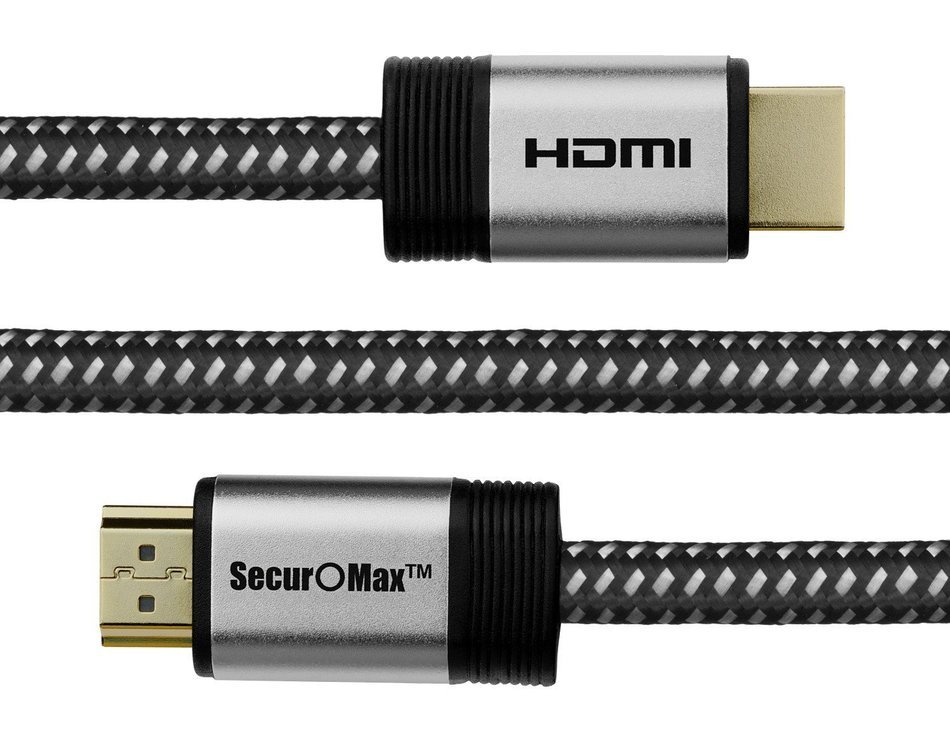 HDMI Cable 6ft - HDMI 2.0 (4K) Ready - 28AWG Braided Cord - High Speed 18Gbps - Gold Plated Connectors - Ethernet... N2