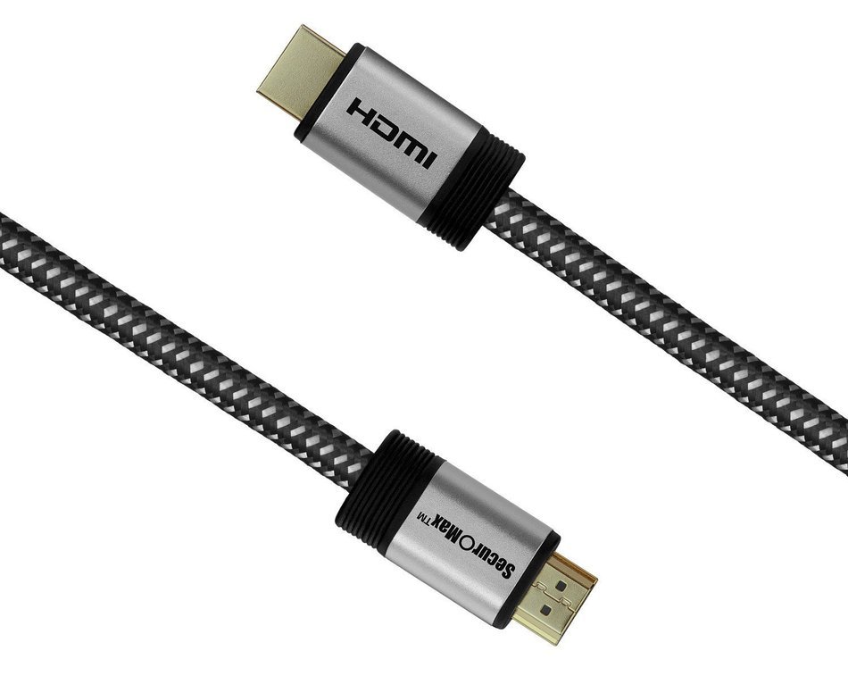 HDMI Cable 6ft - HDMI 2.0 (4K) Ready - 28AWG Braided Cord - High Speed 18Gbps - Gold Plated Connectors - Ethernet... N3