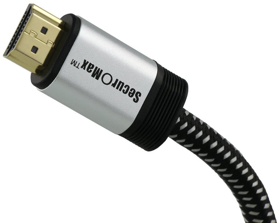 HDMI Cable 6ft - HDMI 2.0 (4K) Ready - 28AWG Braided Cord - High Speed 18Gbps - Gold Plated Connectors - Ethernet... N4