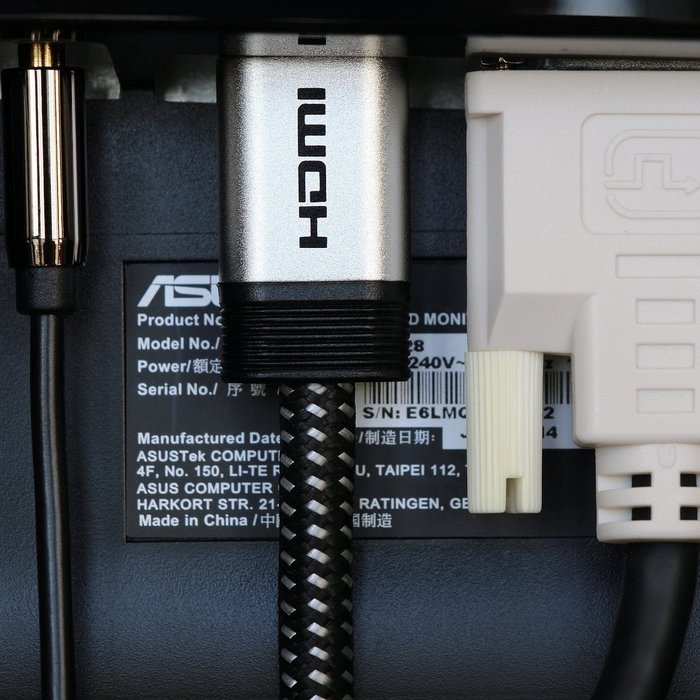 HDMI Cable 6ft - HDMI 2.0 (4K) Ready - 28AWG Braided Cord - High Speed 18Gbps - Gold Plated Connectors - Ethernet... N6