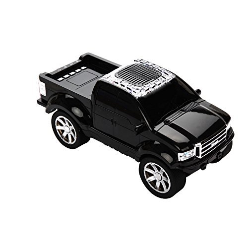 Truck Car Model Mini Bluetooth Speaker Handsfree FM Voice Prompts Multifunction Stereo Speaker Color Blue N3