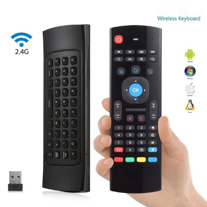 CEStore 2.4G Mini Wireless Keyboard Mouse Mic & Infrared Remote Control Multifunctional Air Control[3-Gyro + 3... N3