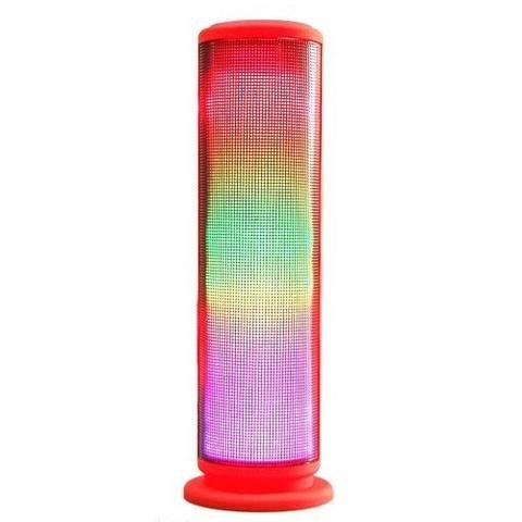 Amazingforless Blue Wireless Bluetooth Portable Rechargeable Speaker with LED Lights & Built-in Mic N2