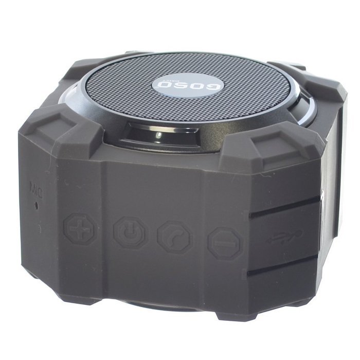 GOSO GRE030803 Outdoor Water-Proof Bluetooth Speaker Rugged and Shock-Proof Rechargeable Wireless Portable Speaker... N4