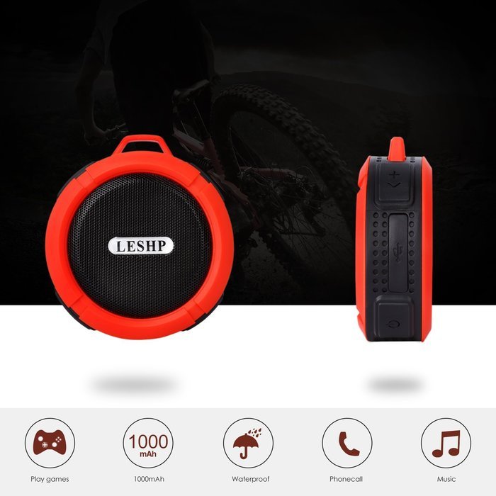 Waterproof Bluetooth Speaker LESHP Pocket Mini Speaker C6 Waterproof Portable Wireless Bluetooth Speaker with... N2