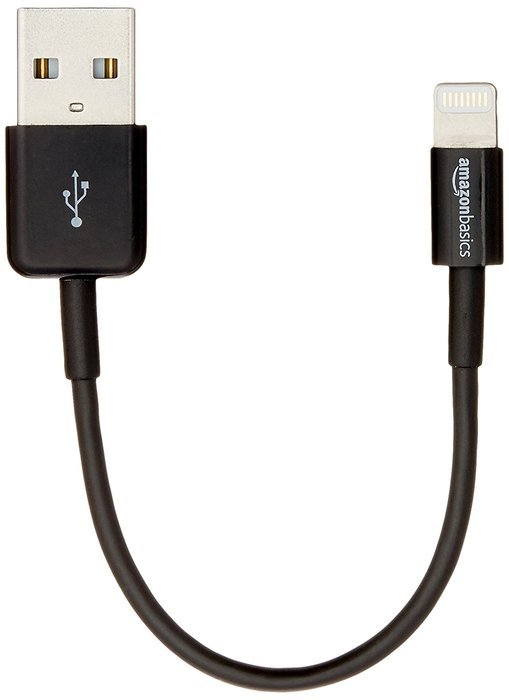 AmazonBasics Apple Certified Lightning to USB Cable - 6 Feet (1.8 Meters) - White N21