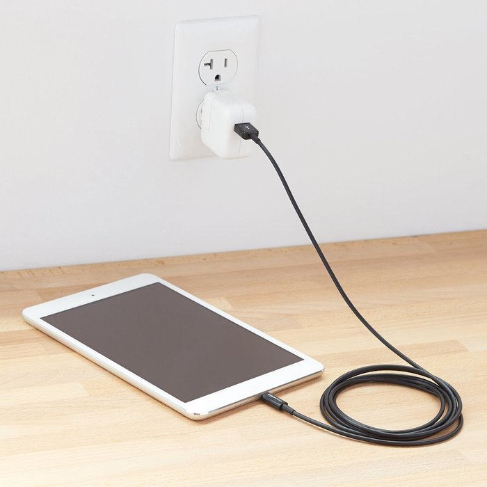 AmazonBasics Apple Certified Lightning to USB Cable - 6 Feet (1.8 Meters) - White N42