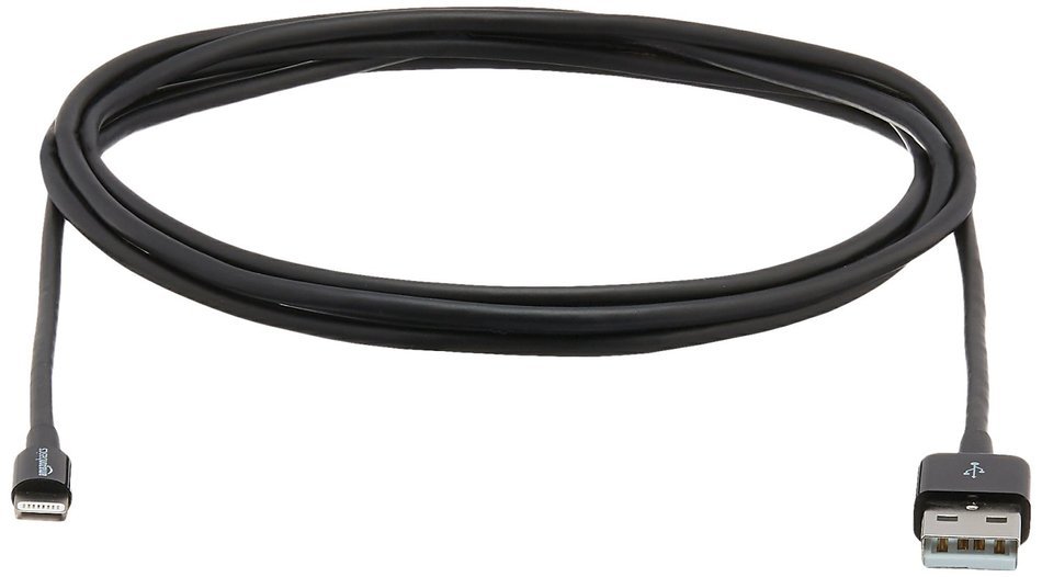 AmazonBasics Apple Certified Lightning to USB Cable - 6 Feet (1.8 Meters) - White N54