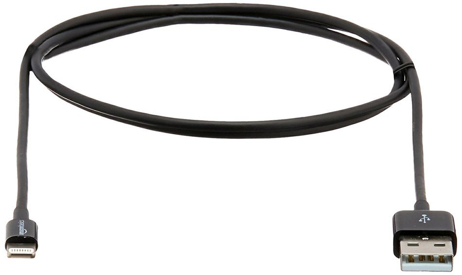 AmazonBasics Apple Certified Lightning to USB Cable - 6 Feet (1.8 Meters) - White N59
