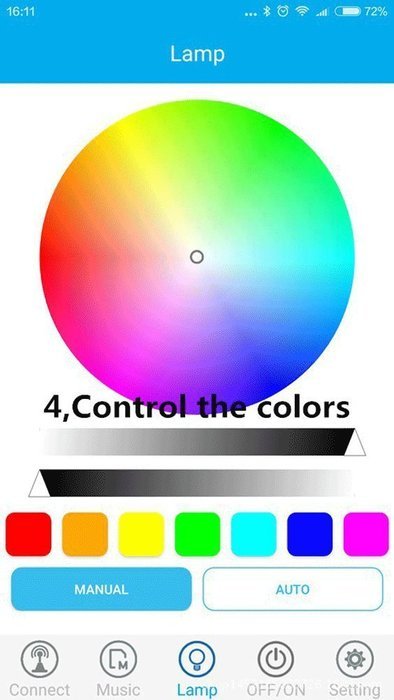 Smart RGB Color Changing Music Ball LED Light E26/E27 Bulb Built-in Bluetooth 4.0 Speaker Remote Controled Via... N6
