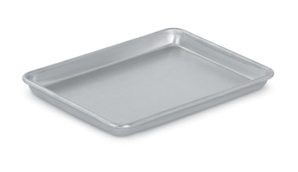 Vollrath (5220) Wear-Ever Collection Quarter-Size Sheet Pans, Set of 2 (9 1/2-Inch x 13-Inch, Aluminum)