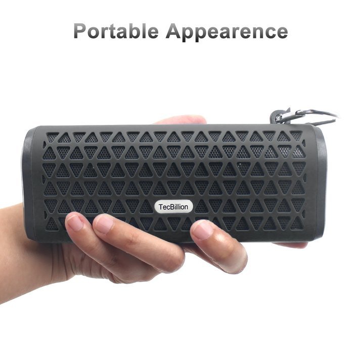 TecBillion Arc-triangle Bluetooth 3.0 Portable Wireless Speaker, with 2 Loudspeaker, Total 6W Output Power with... N2