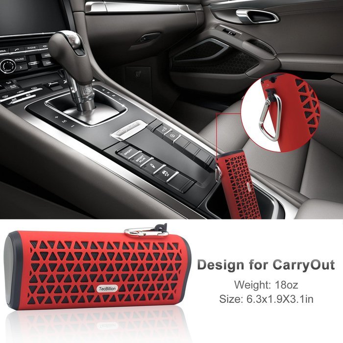 TecBillion Arc-triangle Bluetooth 3.0 Portable Wireless Speaker, with 2 Loudspeaker, Total 6W Output Power with... N10