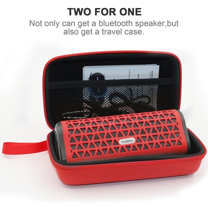 TecBillion Arc-triangle Bluetooth 3.0 Portable Wireless Speaker, with 2 Loudspeaker, Total 6W Output Power with... N13
