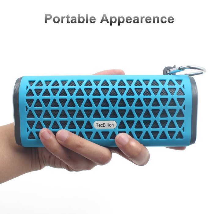 TecBillion Arc-triangle Bluetooth 3.0 Portable Wireless Speaker, with 2 Loudspeaker, Total 6W Output Power with... N15