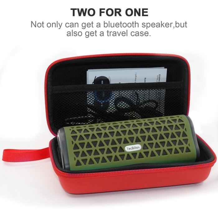 TecBillion Arc-triangle Bluetooth 3.0 Portable Wireless Speaker, with 2 Loudspeaker, Total 6W Output Power with... N25