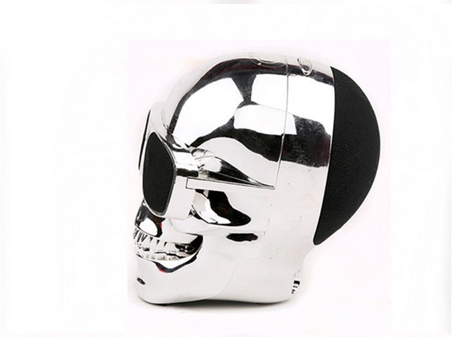 Generic Skull Head Shape Portable Wireless Bluetooth Speaker for Desktop PC/Laptop Notebook/Mobile Phone/MP3/MP4... N6