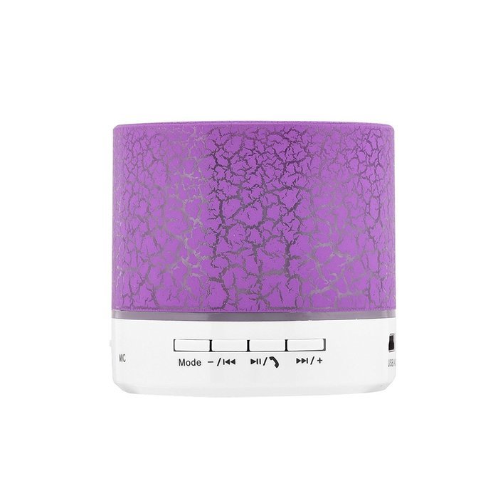 TopePop Mini Portable Bluetooth Speaker Color Changeable Speaker with Microphone TF Card Slot For iPhone 7 6S... N3