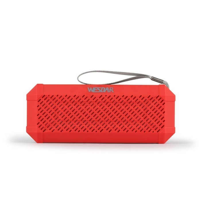 WESDAR Bluetooth 4.0 Speaker with microphone with Mic, 3.5mm Aux, FM Function, Micro SD Card Support Green , K6-G N6
