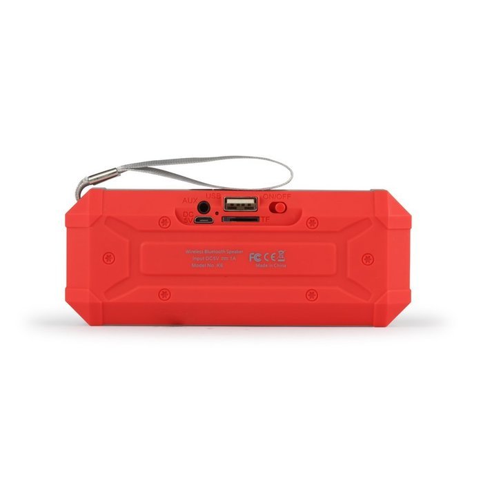 WESDAR Bluetooth 4.0 Speaker with microphone with Mic, 3.5mm Aux, FM Function, Micro SD Card Support Green , K6-G N9