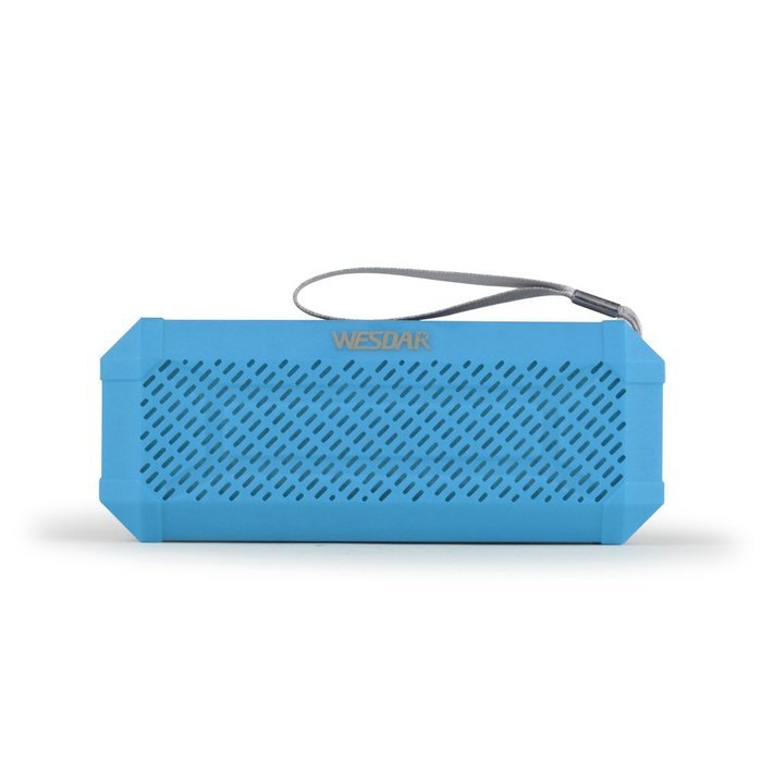 WESDAR Bluetooth 4.0 Speaker with microphone with Mic, 3.5mm Aux, FM Function, Micro SD Card Support Green , K6-G N13