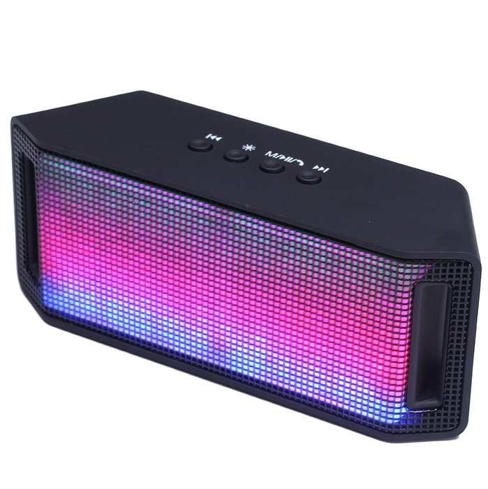 iPanda Portable Bluetooth Speaker Hi-Fi Portable Wireless Stereo Speaker with LED Visual Modes & Build-In Microphone...