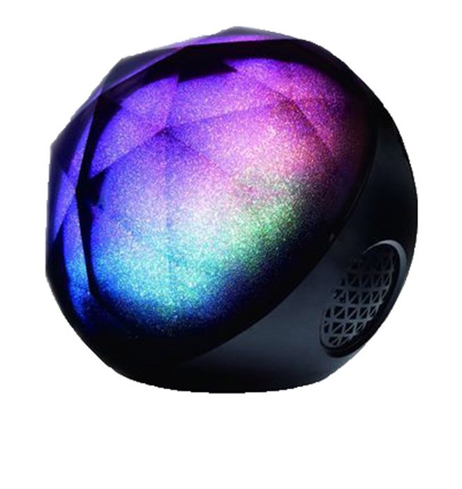 PhoebeTan Portable Magic Crystal Ball Wireless Bluetooth speakers (Black)