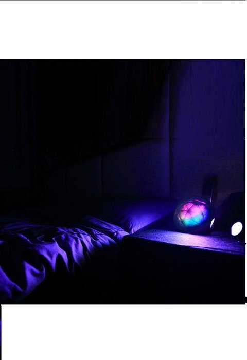 PhoebeTan Portable Magic Crystal Ball Wireless Bluetooth speakers (Black) N3