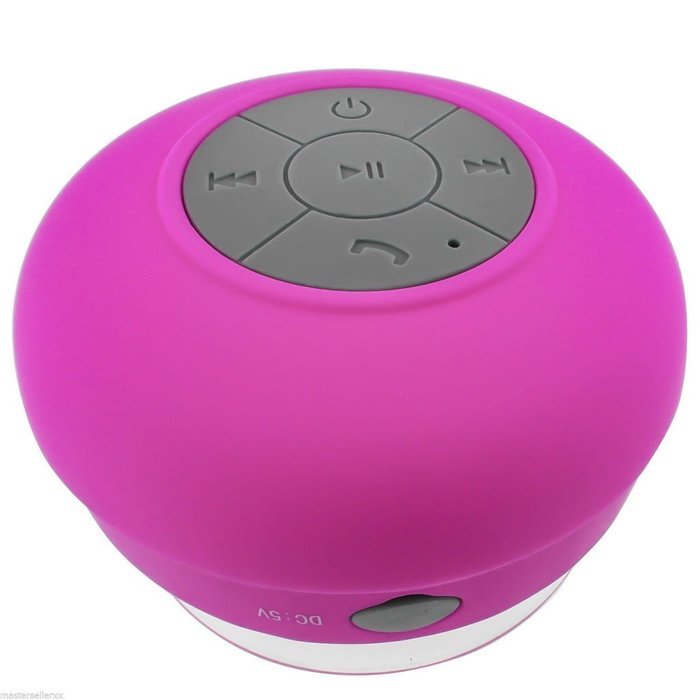 Happy Hours&reg; New Fashion Mini Mushroom Bluetooth 3.0+EDR Speaker Wireless Built-in Mic Hands Free Waterproof Shower...