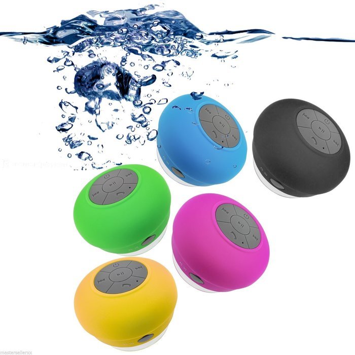 Happy Hours&reg; New Fashion Mini Mushroom Bluetooth 3.0+EDR Speaker Wireless Built-in Mic Hands Free Waterproof Shower... N8