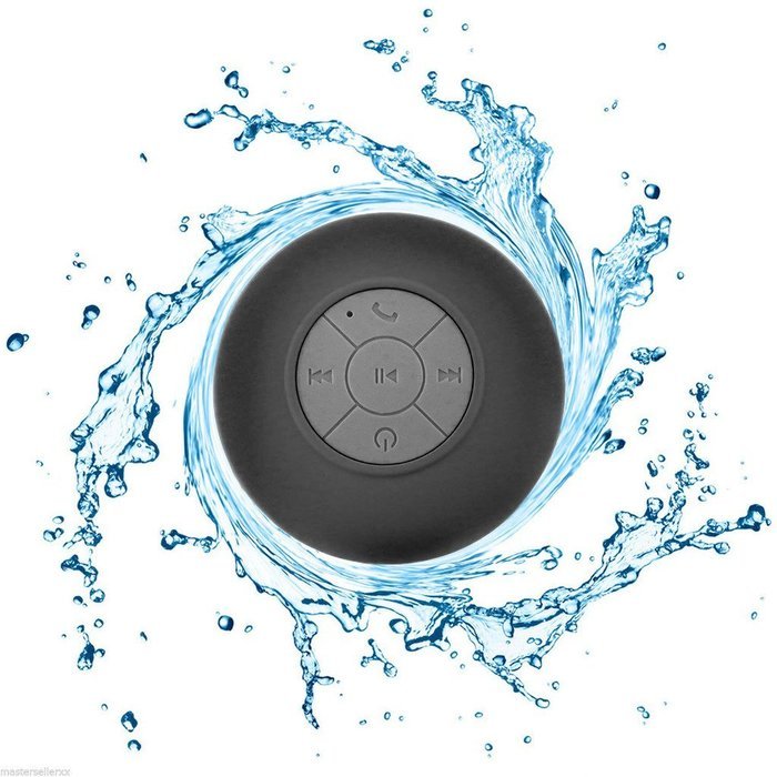 Happy Hours&reg; New Fashion Mini Mushroom Bluetooth 3.0+EDR Speaker Wireless Built-in Mic Hands Free Waterproof Shower... N17