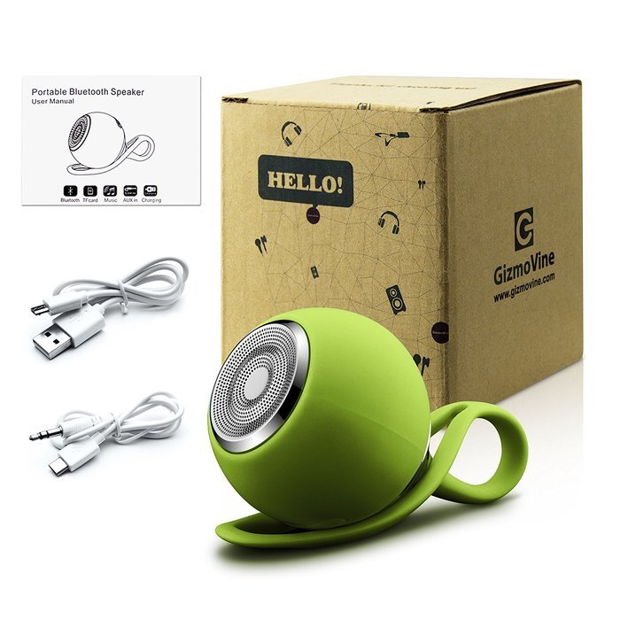 GizmoVine Bluetooth Speaker Wireless Portable Multicolor Audio Fashion Design Ultra Clear Sound Powerful Pink N7