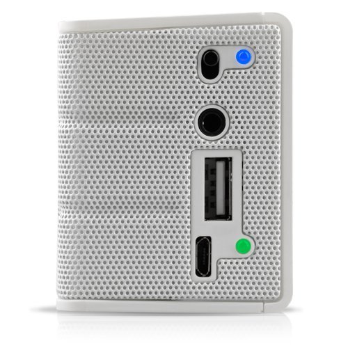 Naztech 12255 N52 Koncert Bluetooth Speaker - Retail Packaging - White N3