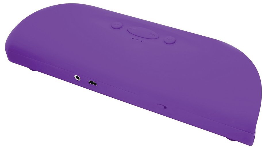 Aduro BeeBop Portable Wireless Bluetooth Speaker with Built in Speakerphone (Purple) N3
