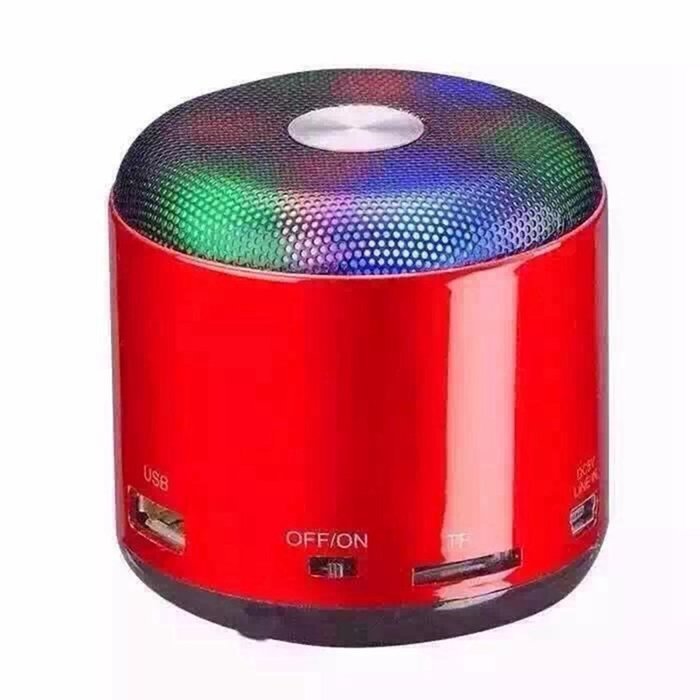 LED Bluetooth Speaker Portable Mini LED Wireless Bluetooth Speaker Stereo Sound Box with TF-Card Slot for iPhone... N7