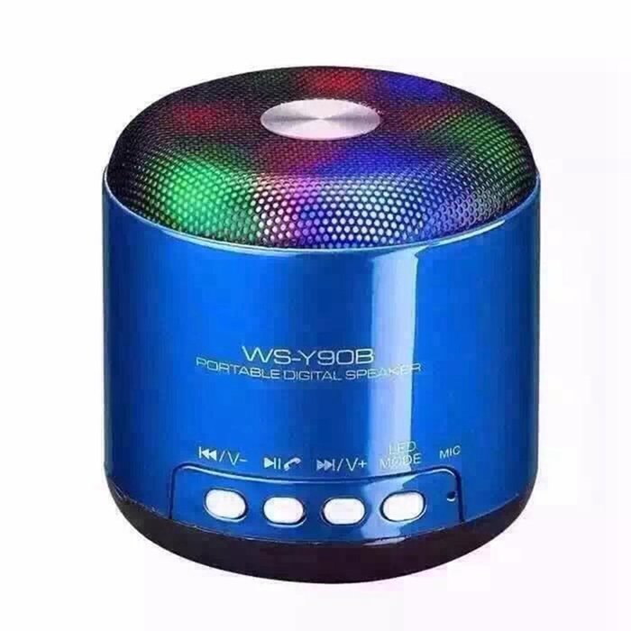 LED Bluetooth Speaker Portable Mini LED Wireless Bluetooth Speaker Stereo Sound Box with TF-Card Slot for iPhone... N10