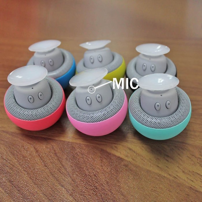 Loveboat Mini Cute Mushroom Portable Bluetooth V3.0 Wireless Stereo Speaker Hands Free Speakerphone (Blue) N21
