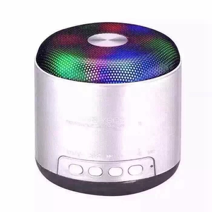 LED Bluetooth Speaker Portable Mini LED Wireless Bluetooth Speaker Stereo Sound Box with TF-Card Slot for iPhone... N11