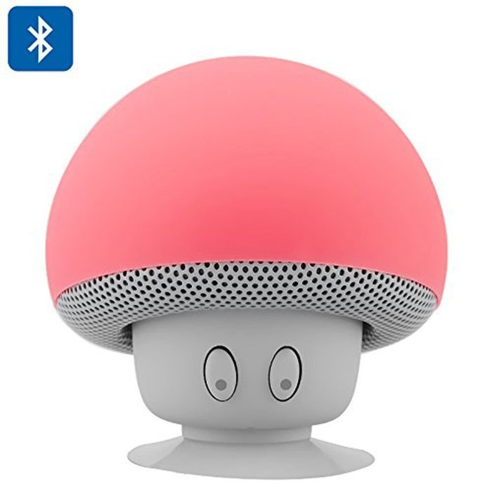 Loveboat Mini Cute Mushroom Portable Bluetooth V3.0 Wireless Stereo Speaker Hands Free Speakerphone (Blue) N28