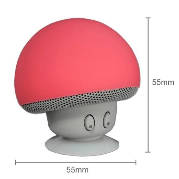 Loveboat Mini Cute Mushroom Portable Bluetooth V3.0 Wireless Stereo Speaker Hands Free Speakerphone (Blue) N29