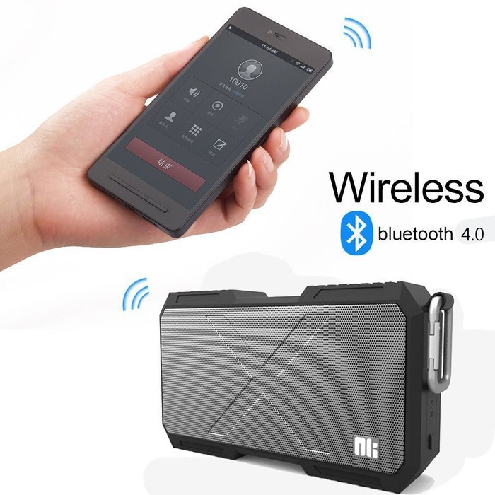 Tomplus Portable Outdoor Wireless Bluetooth CSR 4.0 Waterproof IPX 4 Sport Speaker + Support 5200mah Power Bank... N2