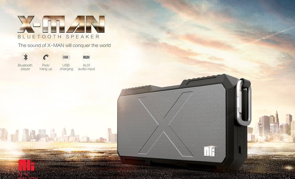Tomplus Portable Outdoor Wireless Bluetooth CSR 4.0 Waterproof IPX 4 Sport Speaker + Support 5200mah Power Bank... N4