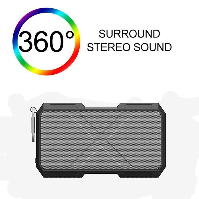 Tomplus Portable Outdoor Wireless Bluetooth CSR 4.0 Waterproof IPX 4 Sport Speaker + Support 5200mah Power Bank... N9