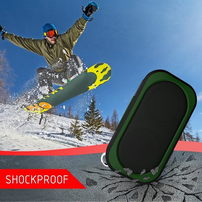 Bluetooth Speakers - Wireless, Waterproof and Portable for Outdoor, Indoor and use in Shower - Weatherproof, built... N6
