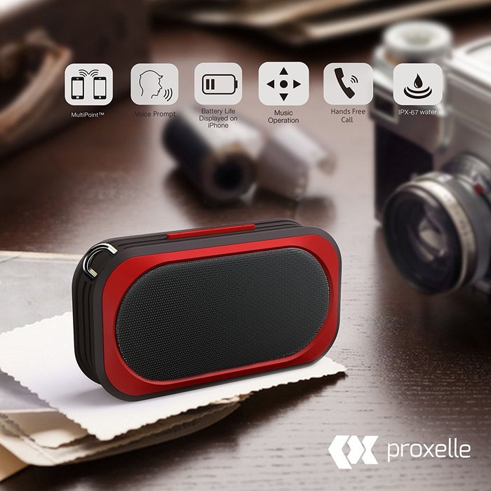 Bluetooth Speakers - Wireless, Waterproof and Portable for Outdoor, Indoor and use in Shower - Weatherproof, built... N10